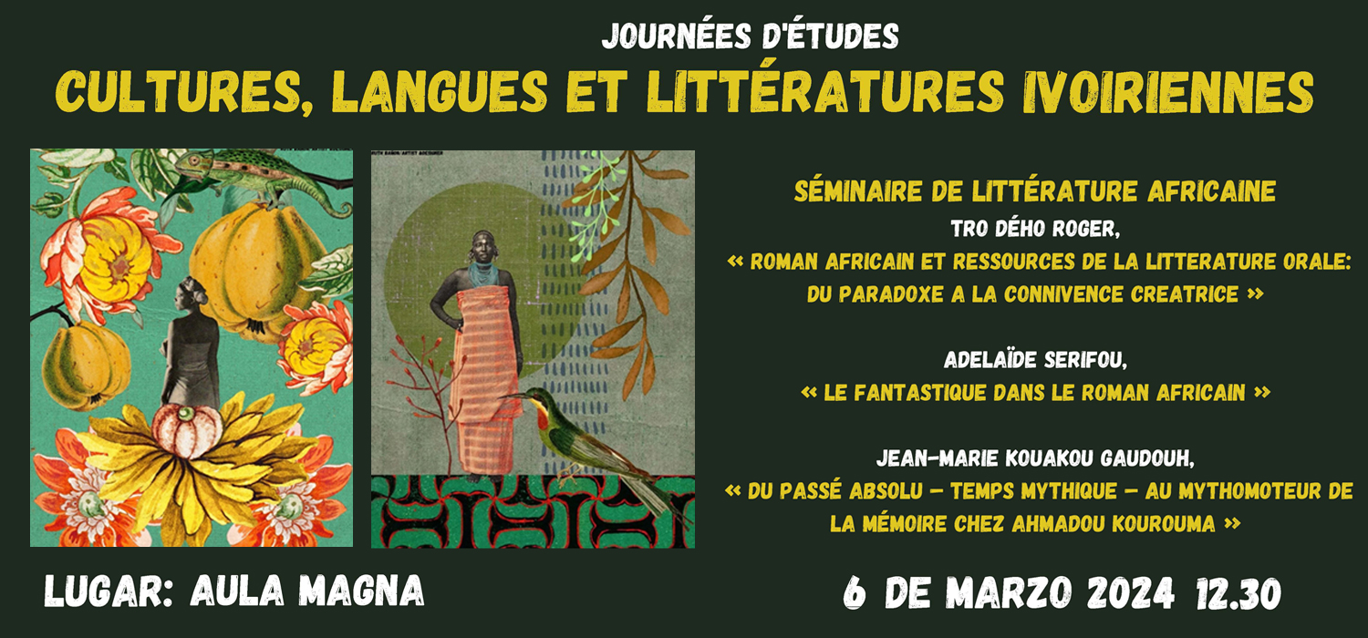 Journées D’études: Cultures, Langues et Littératures Ivoiriennes: 6 de marzo 2024