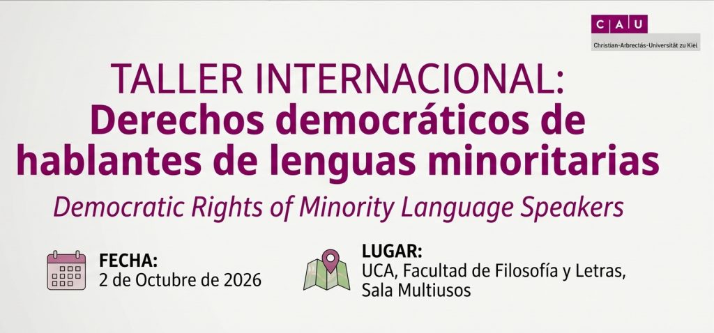 La Facultad de Filosofía y Letras acoge el Taller Internacional sobre Derechos Democráticos de Hablantes de Lenguas Minoritarias