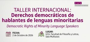 La Facultad de Filosofía y Letras acoge el Taller Internacional sobre Derechos Democráticos de Ha...